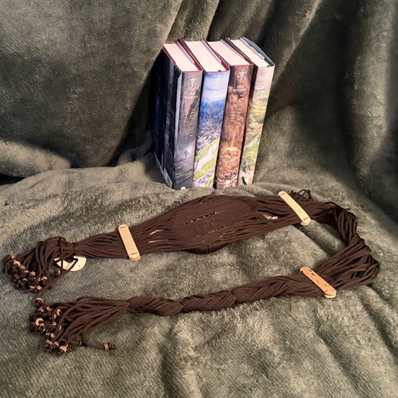 Brown Nautical Shell Women's Belt - Picture 6 of 9